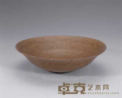 晋 青瓷黄釉大碗 直径25.5cm